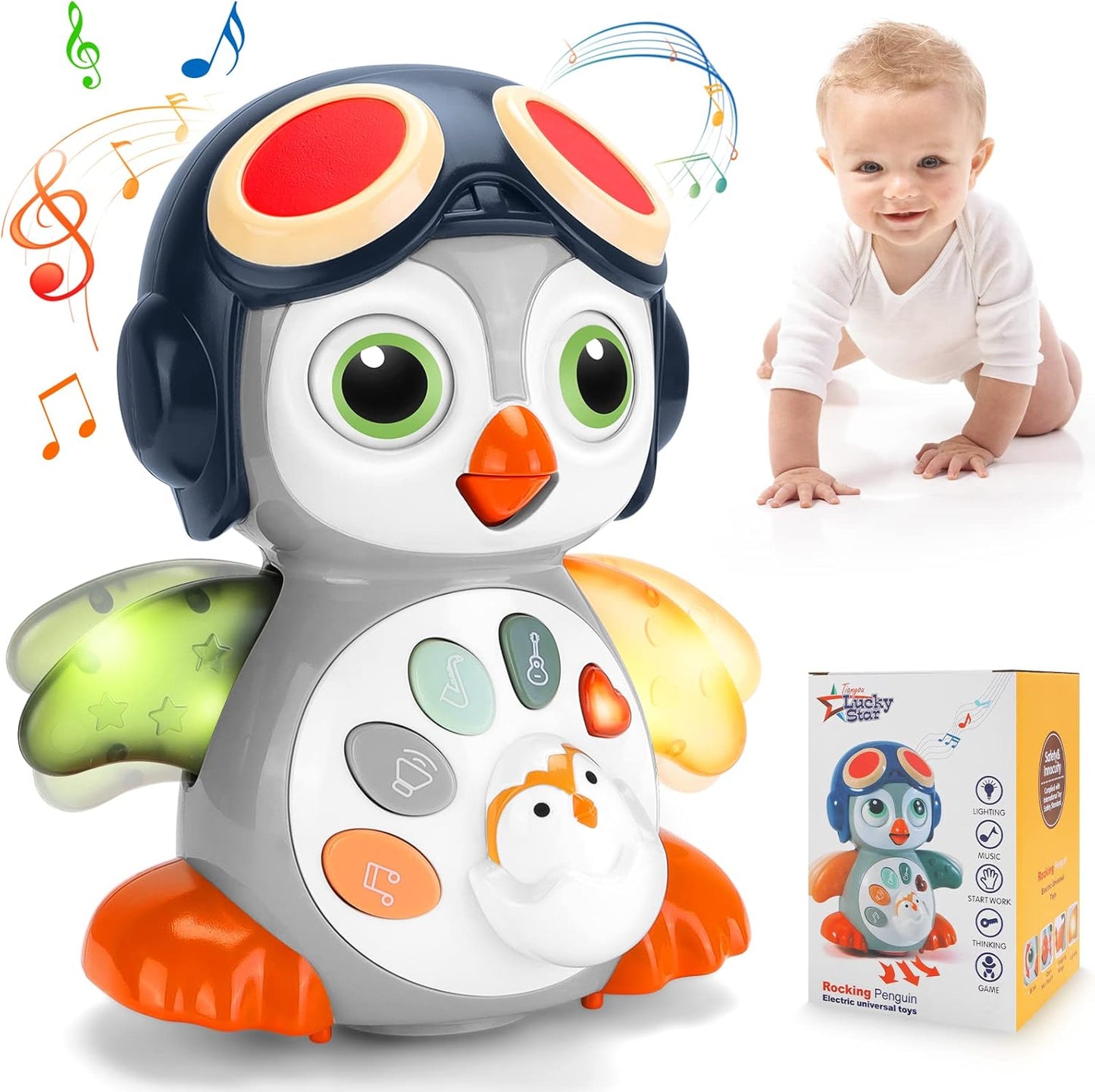 Musical Penguin Baby Toy