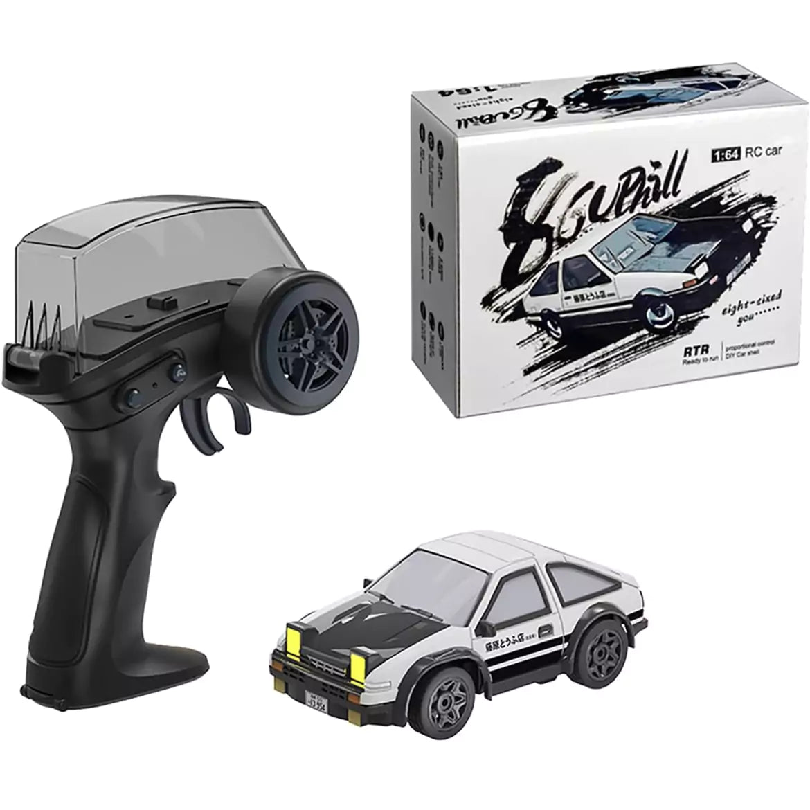 Remote Controlled Drift Car with Proportional Speed & LED Lights