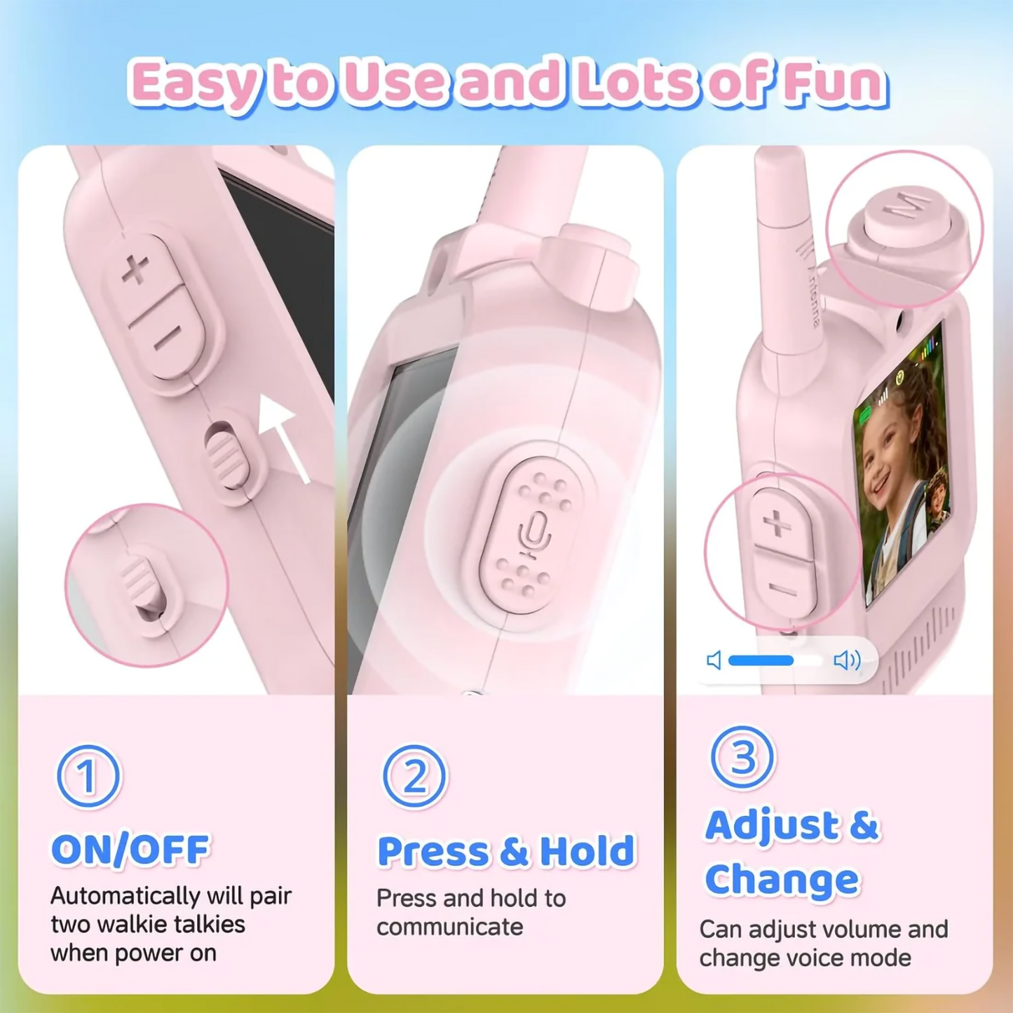 Kids Smart Walkie Talkies with Video Calling