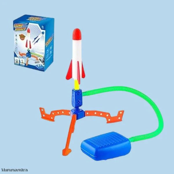Foam Rocket Launcher | Outdoor Active Fun | Jump-Powered Launches