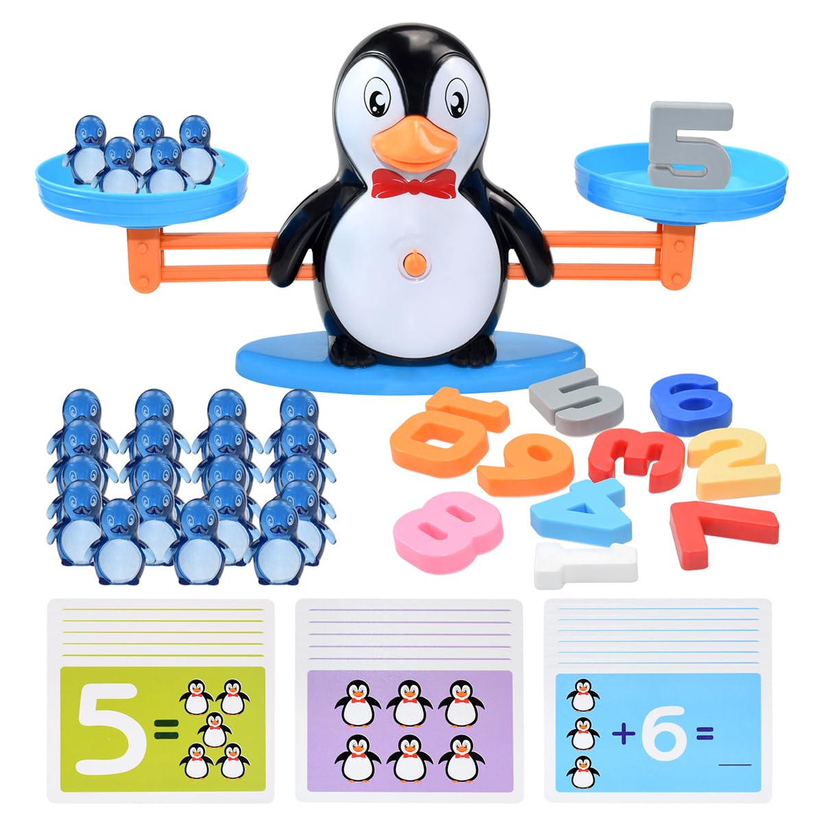 Penguin Balance Math Toy