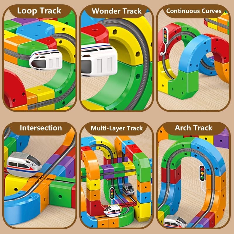 DIY Magnetic Train Building Blocks – Electric Anti-Gravity Track Set