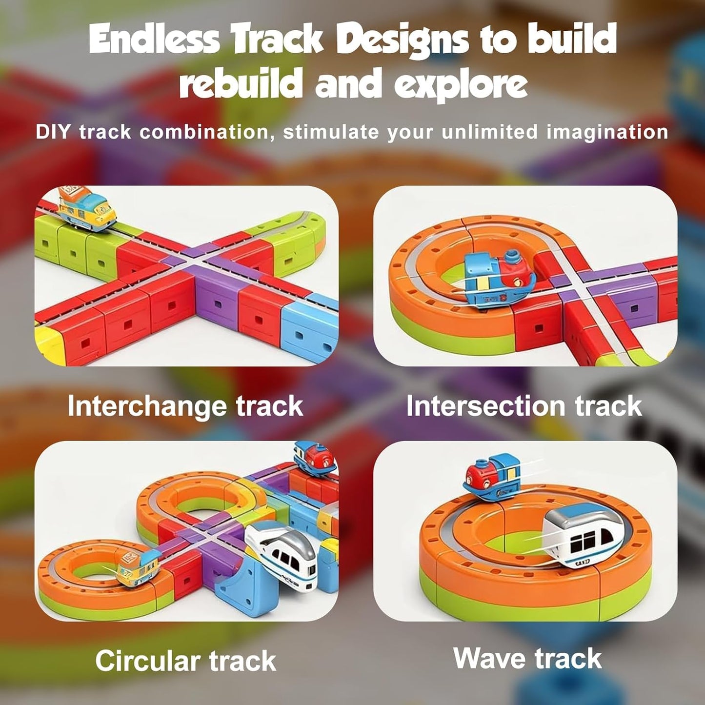 DIY Magnetic Train Building Blocks – Electric Anti-Gravity Track Set