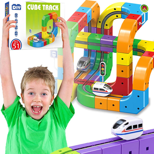 DIY Magnetic Train Building Blocks – Electric Anti-Gravity Track Set