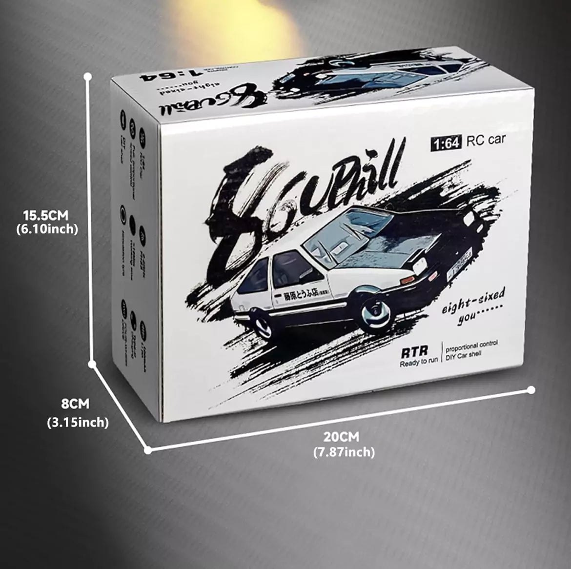 Remote Controlled Drift Car with Proportional Speed & LED Lights