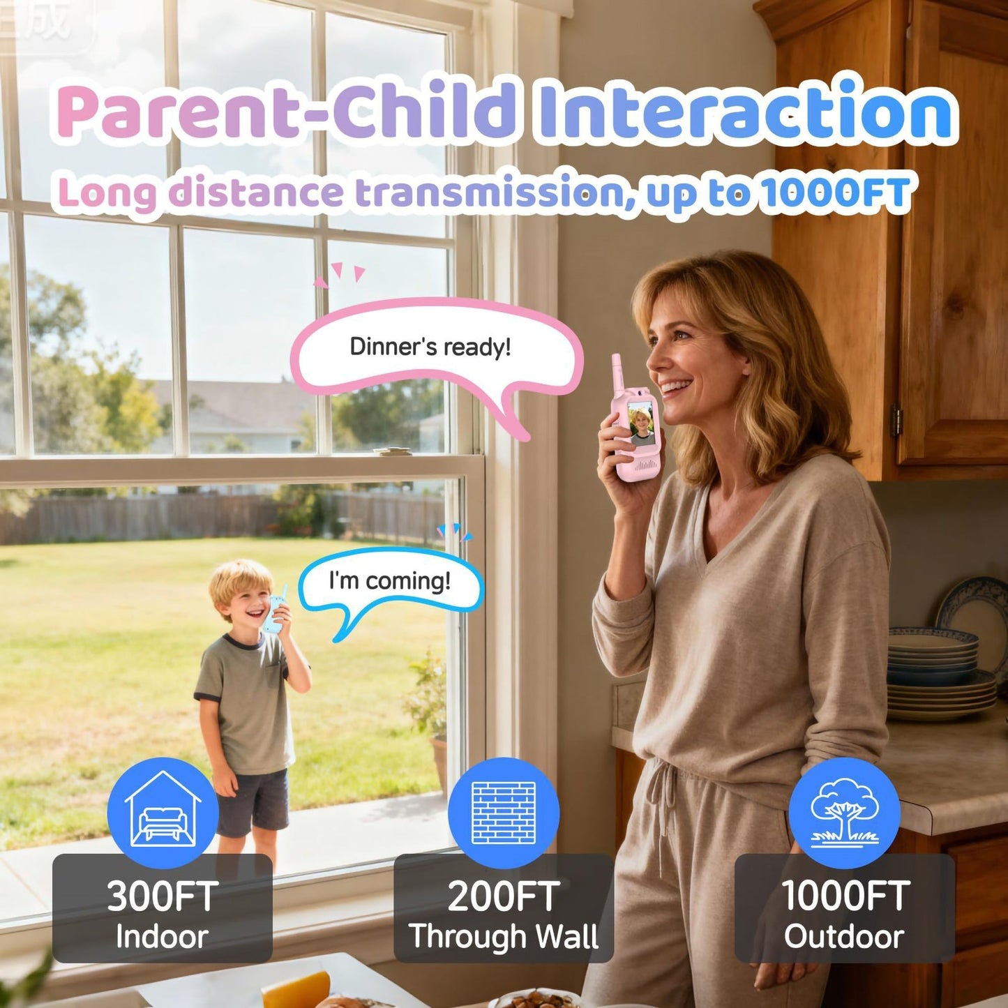 Kids Smart Walkie Talkies with Video Calling
